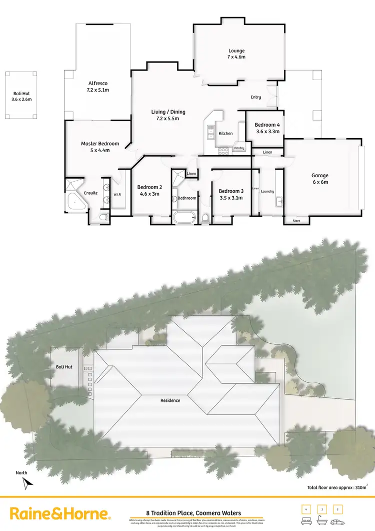 Floorplan of Homely house listing, 8 Tradition Place, Coomera Waters QLD 4209
