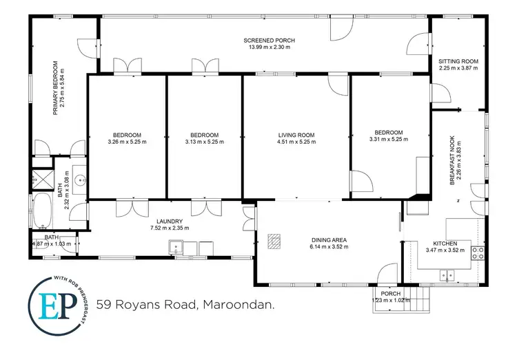 Floorplan of Homely house listing, 59 Royans Road, Maroondan QLD 4671