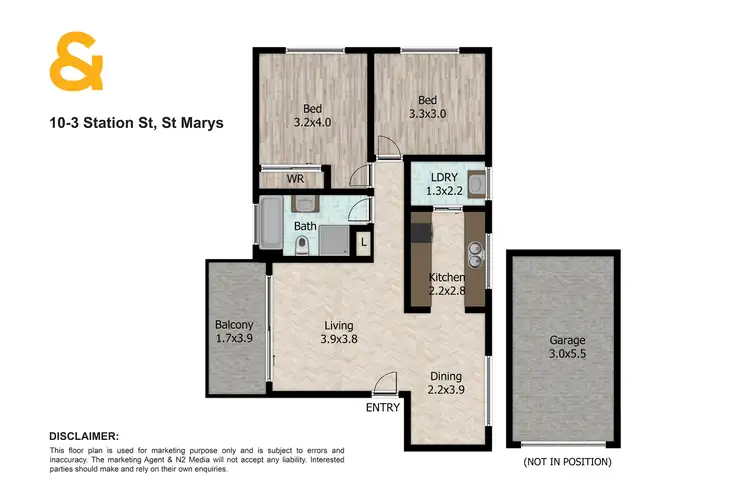Floorplan of Homely apartment listing, 10/3 Station Street, St Marys NSW 2760