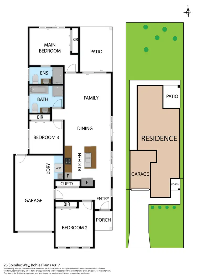 Floorplan of Homely house listing, 23 Spinifex Way, Bohle Plains QLD 4817