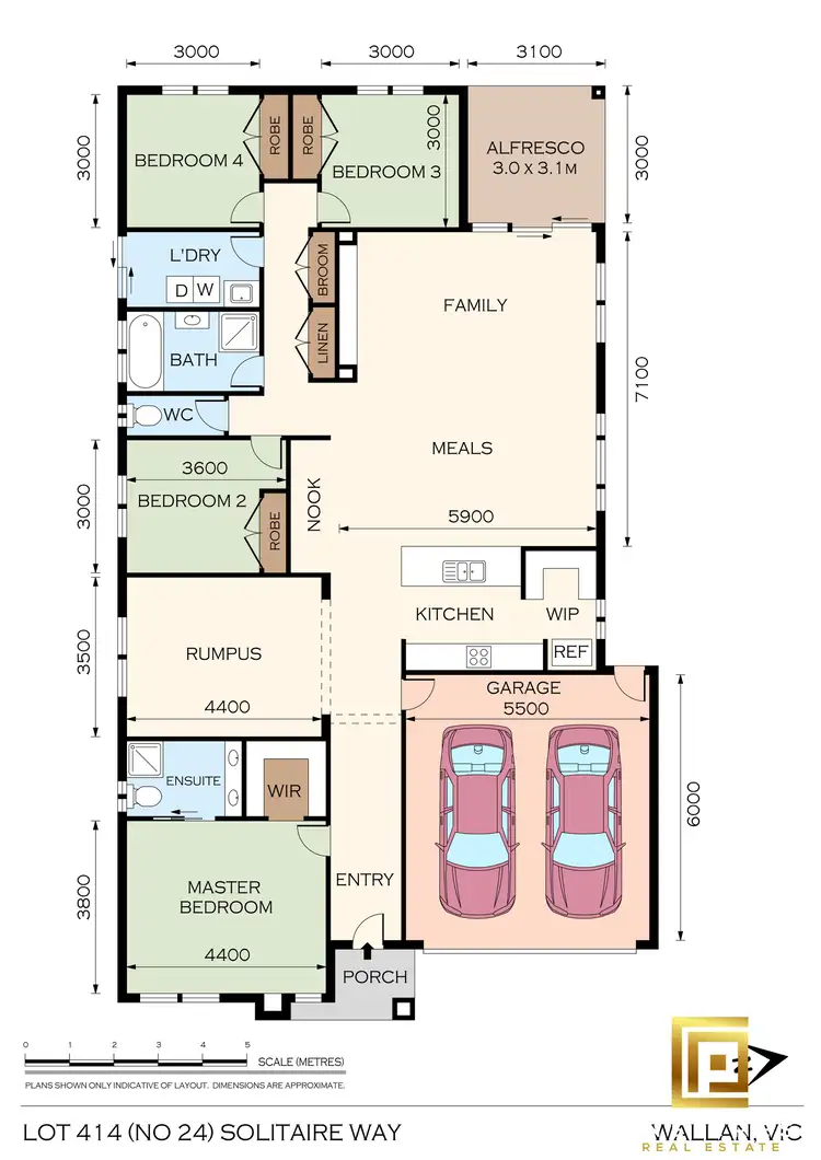Floorplan of Homely house listing, 24 Solitaire Way, Wallan VIC 3756