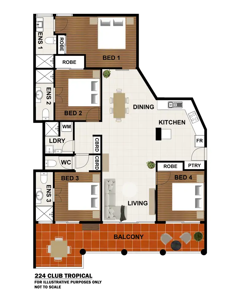 Floorplan of Homely apartment listing, 39/2-4 Macrossan Street, Port Douglas QLD 4877