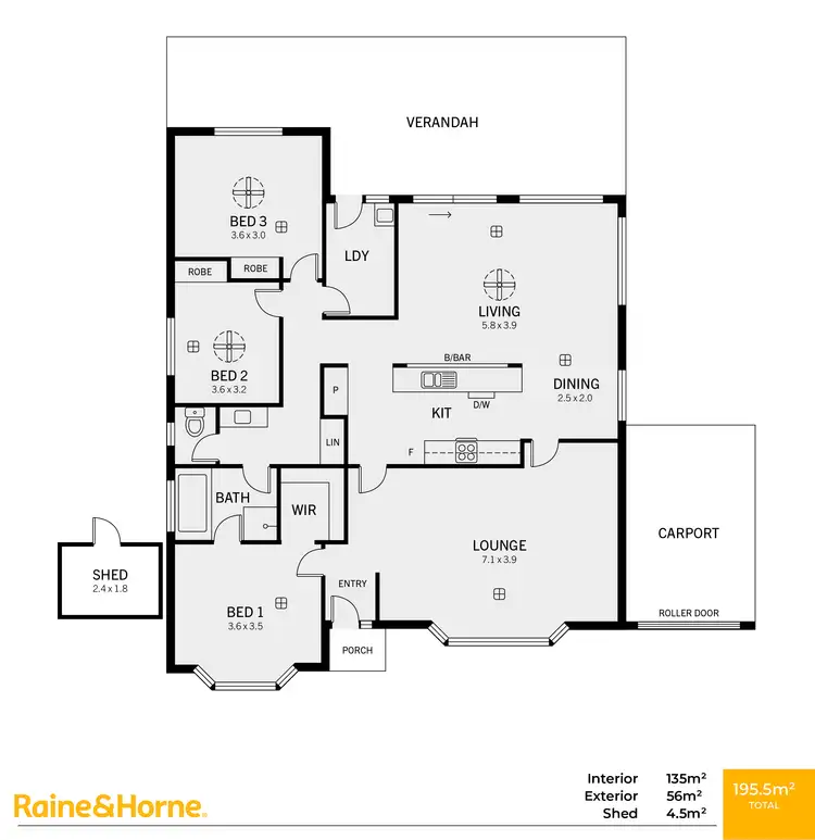 Floorplan of Homely house listing, 59 Sunnymeade Drive, Aberfoyle Park SA 5159