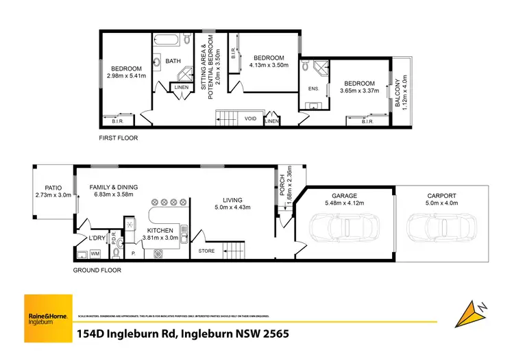 Floorplan of Homely house listing, 154D Ingleburn Road, Ingleburn NSW 2565