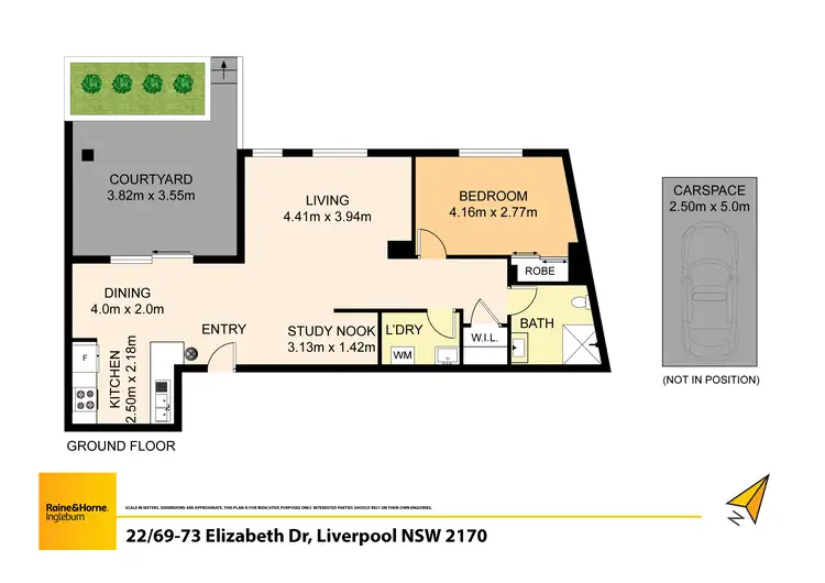 Floorplan of Homely apartment listing, 22/69-73 Elizabeth Drive, Liverpool NSW 2170