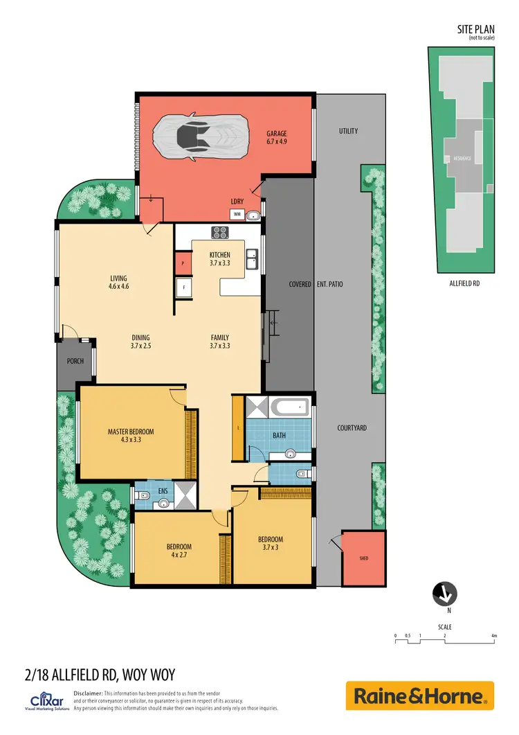 Floorplan of Homely villa listing, 2/18 Allfield Road, Woy Woy NSW 2256