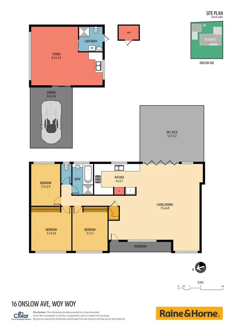 Floorplan of Homely house listing, 16 Onslow Avenue, Woy Woy NSW 2256