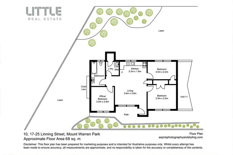 Floorplan of Homely unit listing, 10/17-25 Linning Street, Mount Warren Park QLD 4207