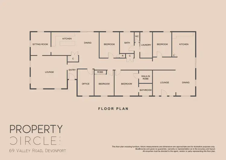 Floorplan of Homely house listing, 69 Valley Road, Devonport TAS 7310