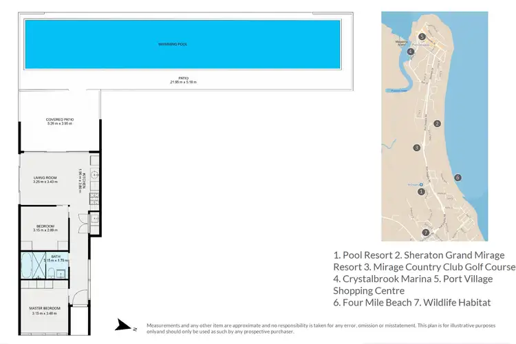 Floorplan of Homely apartment listing, 4/19-37 St Crispins Avenue, Port Douglas QLD 4877