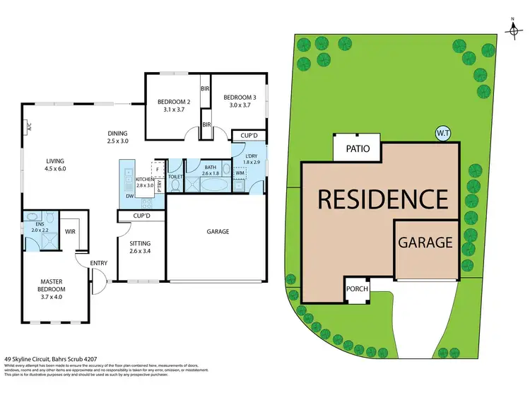 Floorplan of Homely house listing, 49 Skyline Circuit, Bahrs Scrub QLD 4207