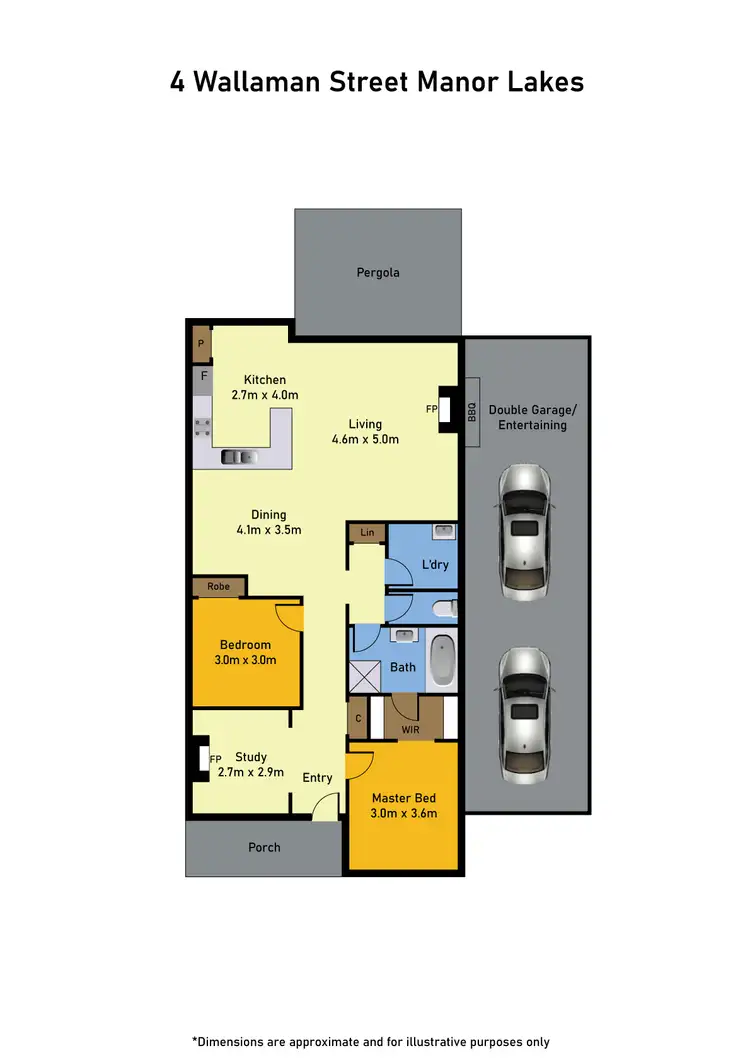 Floorplan of Homely house listing, 4 Wallaman Street, Manor Lakes VIC 3024