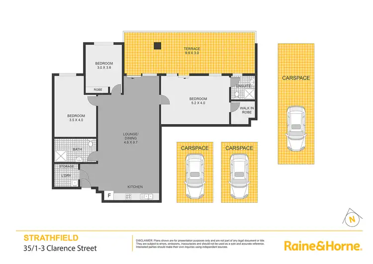 Floorplan of Homely apartment listing, 35/1 Clarence Street, Strathfield NSW 2135