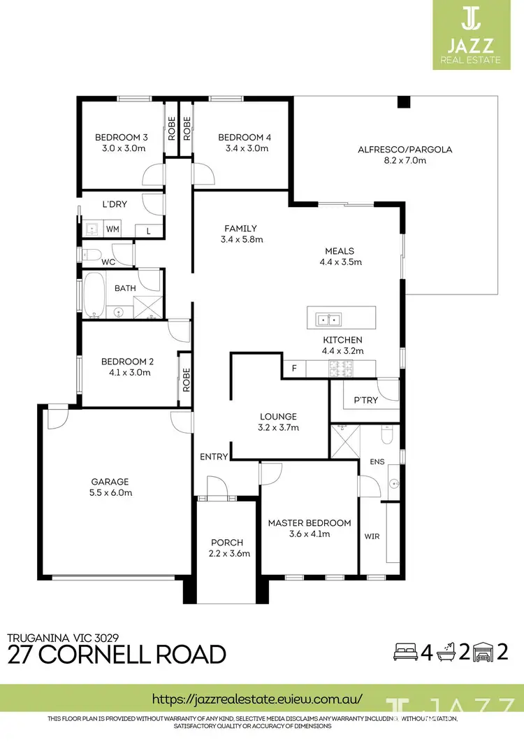 Floorplan of Homely house listing, 27 Cornell Road, Truganina VIC 3029