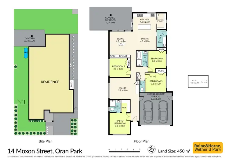 Floorplan of Homely house listing, 14 Moxon Street, Oran Park NSW 2570