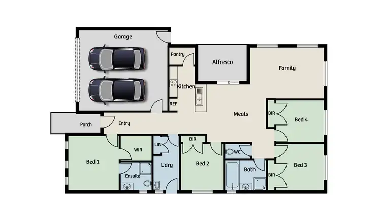 Floorplan of Homely house listing, 30 Wedmore Crescent, Sunbury VIC 3429