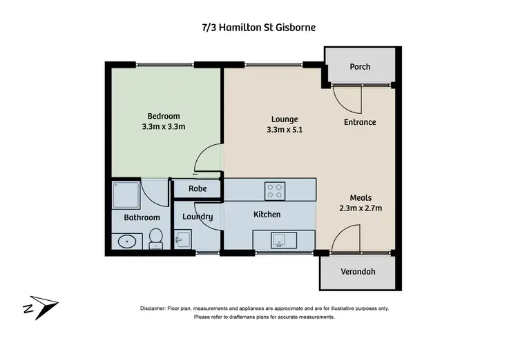 Floorplan of Homely unit listing, 7/3 Hamilton Street, Gisborne VIC 3437