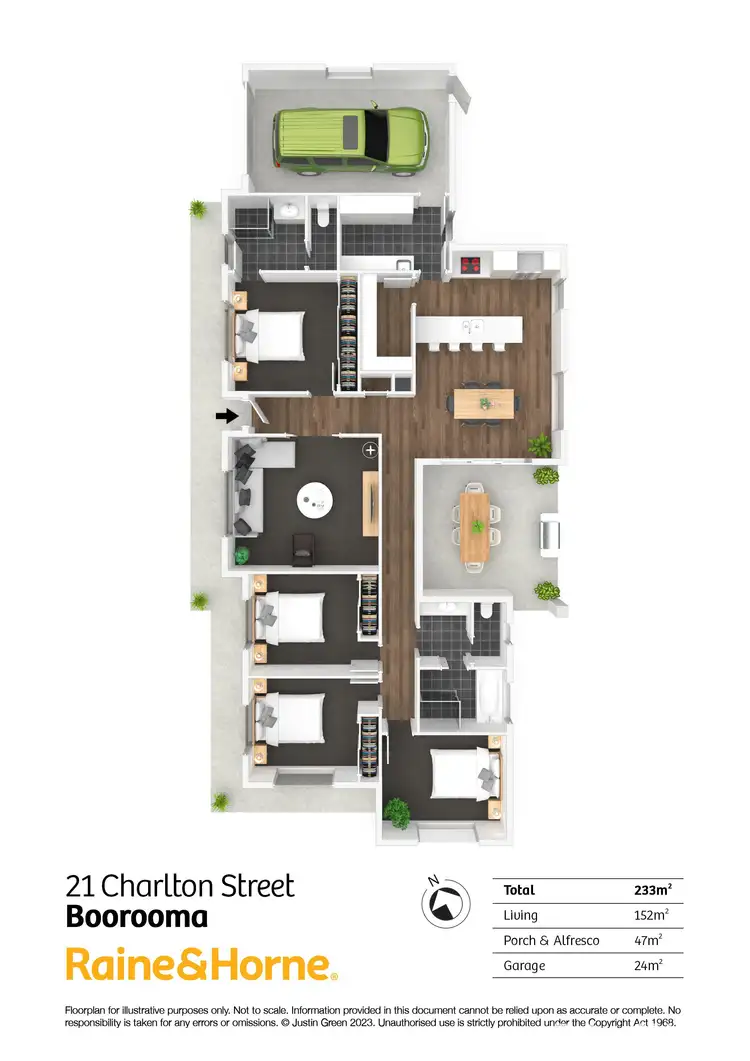 Floorplan of Homely house listing, 21 Charlton Street, Boorooma NSW 2650