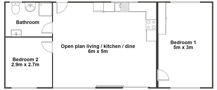 Floorplan of Homely house listing, 6 Chalklen Court, Commissariat Point SA 5700