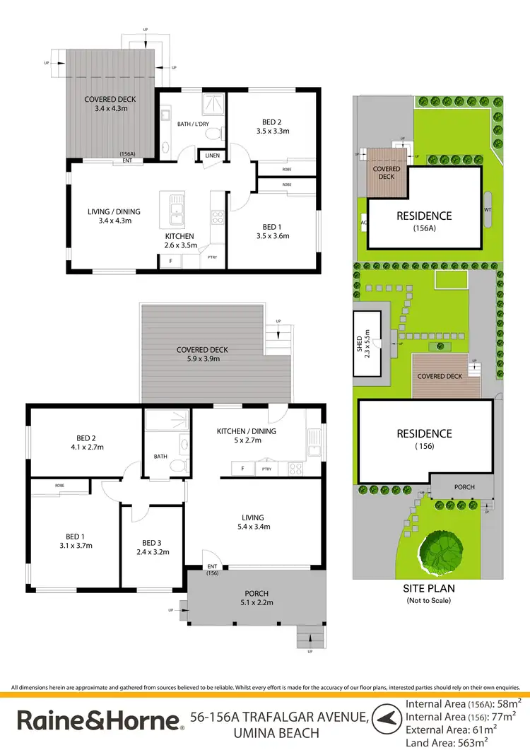 Floorplan of Homely house listing, 156 Trafalgar Avenue, Umina Beach NSW 2257