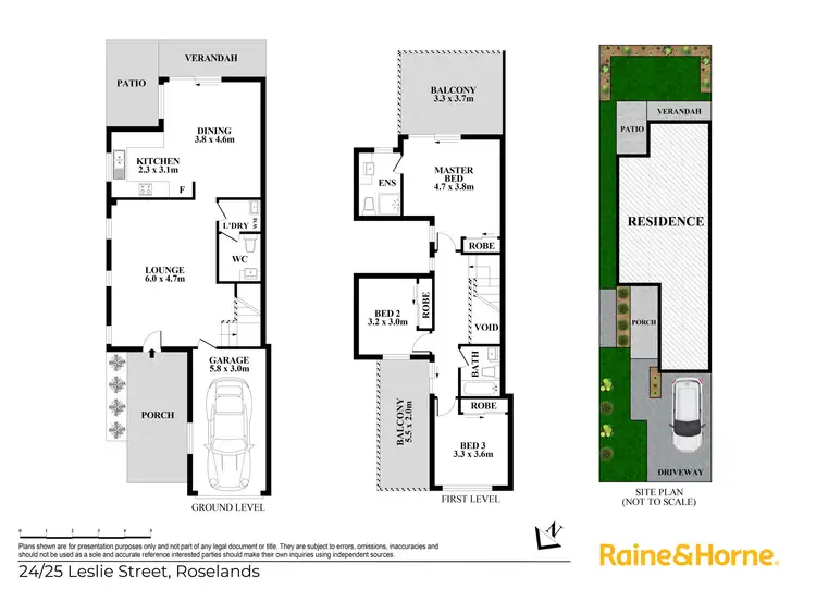 Floorplan of Homely semi-detached listing, 24/25 Leslie St, Roselands NSW 2196