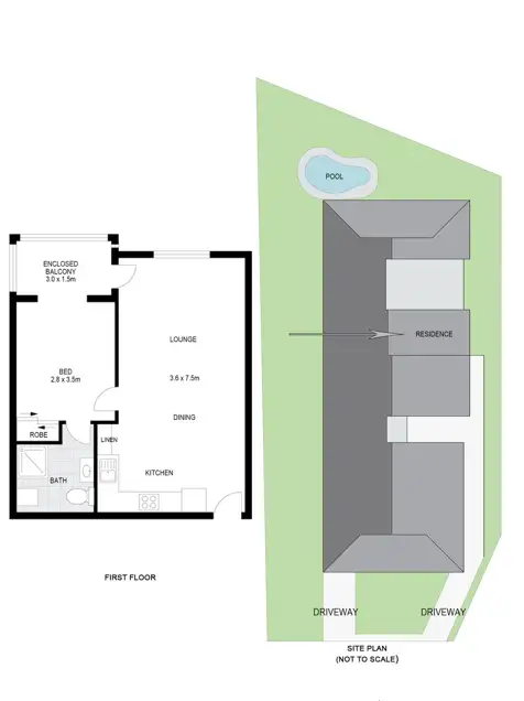Floorplan of Homely apartment listing, 18/2 Rajah Rd, Ocean Shores NSW 2483