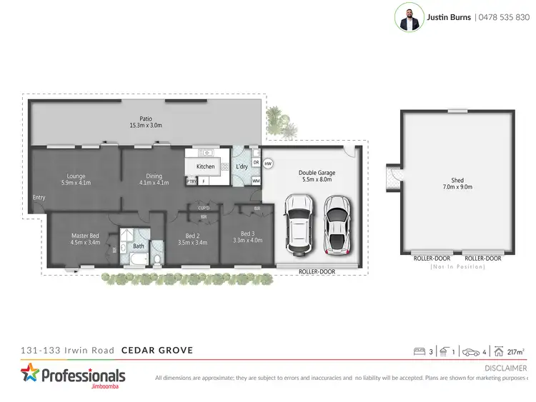 Floorplan of Homely house listing, 131-133 Irwin Road, Cedar Grove QLD 4285
