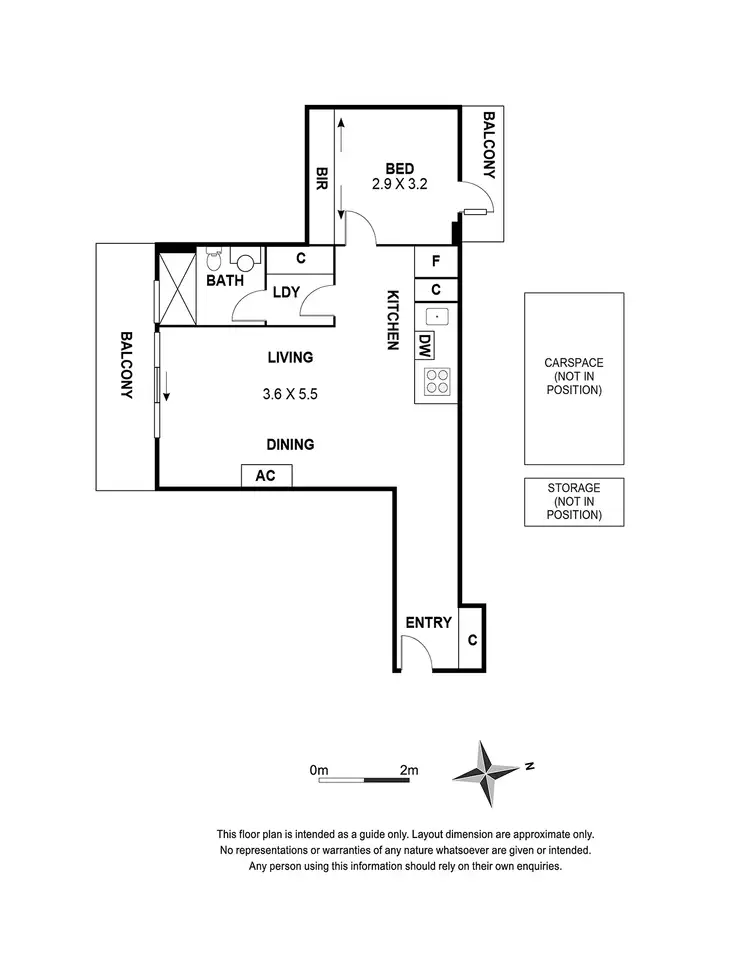 Floorplan of Homely apartment listing, G08/2 Tweed Street, Hawthorn VIC 3122