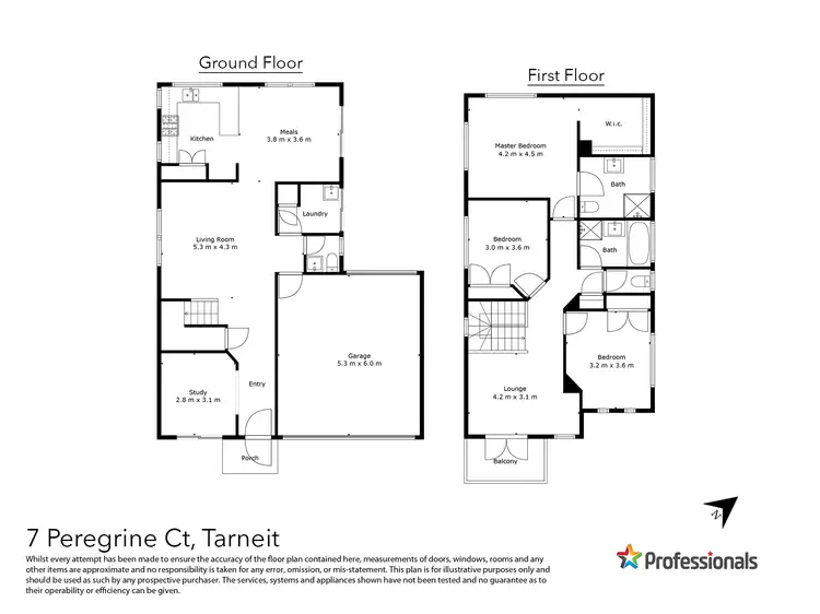 Floorplan of Homely house listing, 7 Peregrine Court, Tarneit VIC 3029