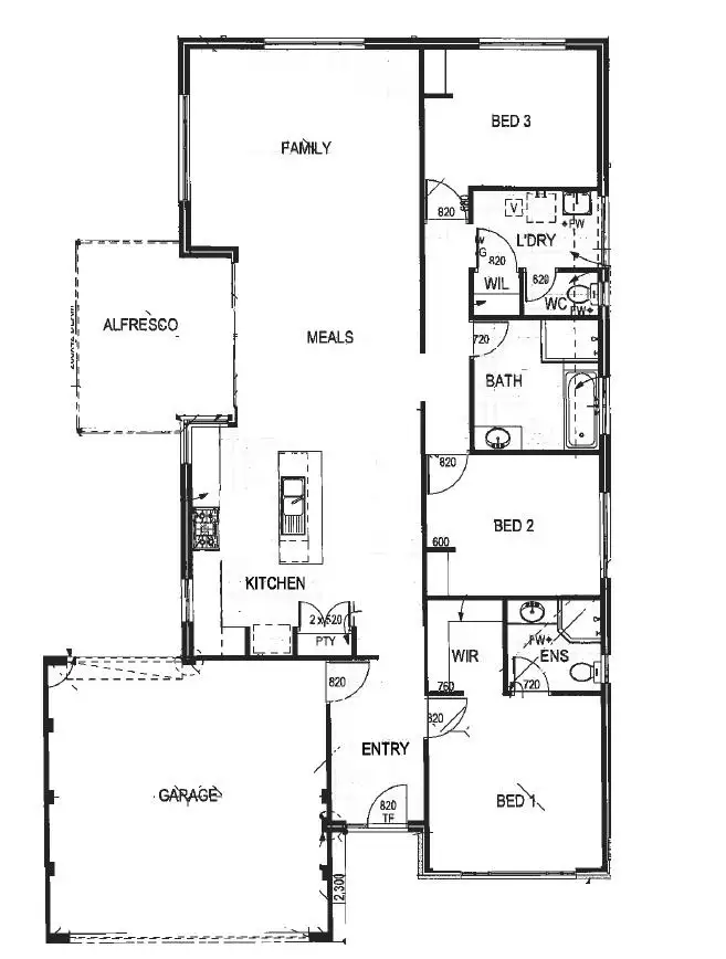 Floorplan of Homely house listing, 15 Zircon Drive, Byford WA 6122