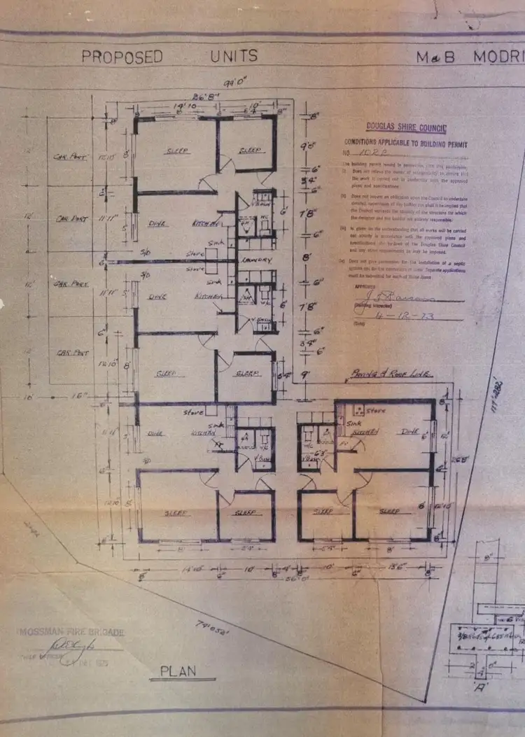 Floorplan of Homely block of units listing, 18 Wattle Street, Mossman QLD 4873