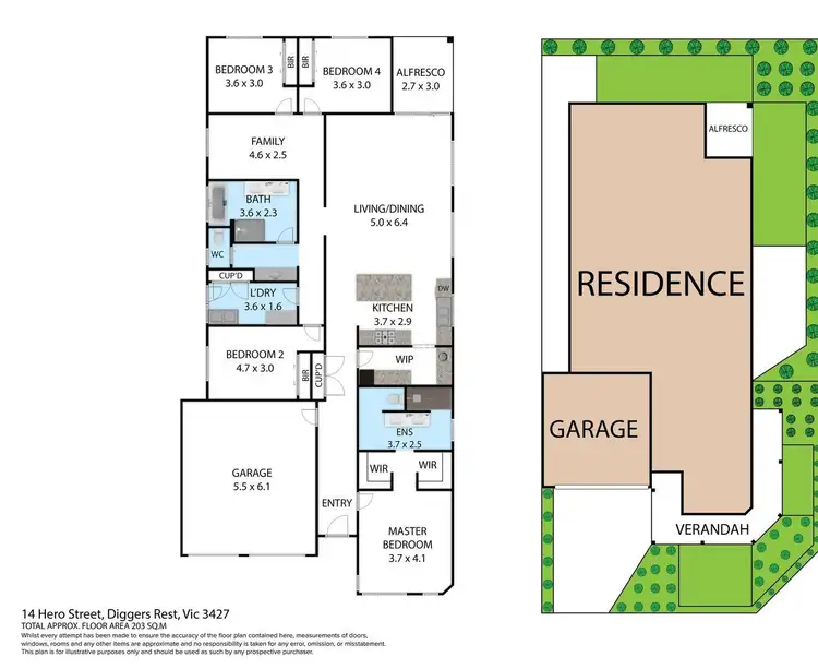 Floorplan of Homely house listing, 14 Hero Street, Diggers Rest VIC 3427