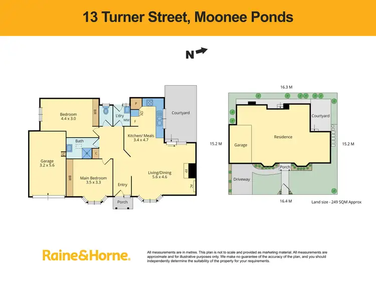 Floorplan of Homely house listing, 13 Turner Street, Moonee Ponds VIC 3039
