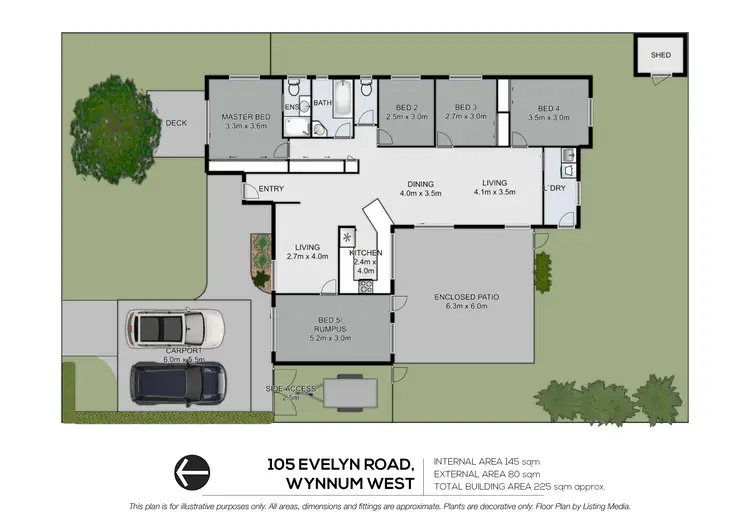 Floorplan of Homely house listing, 105 Evelyn Road, Wynnum West QLD 4178