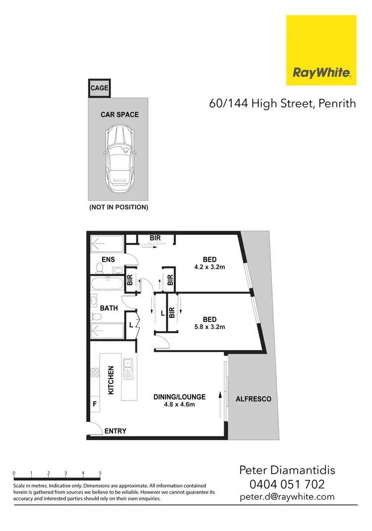 Floorplan of Homely apartment listing, 60/144-148 High Street, Penrith NSW 2750