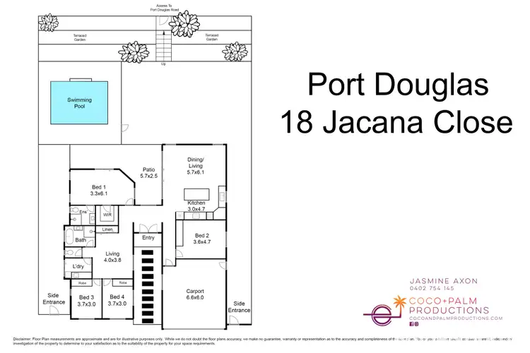 Floorplan of Homely house listing, 18 Jacana Close, Port Douglas QLD 4877