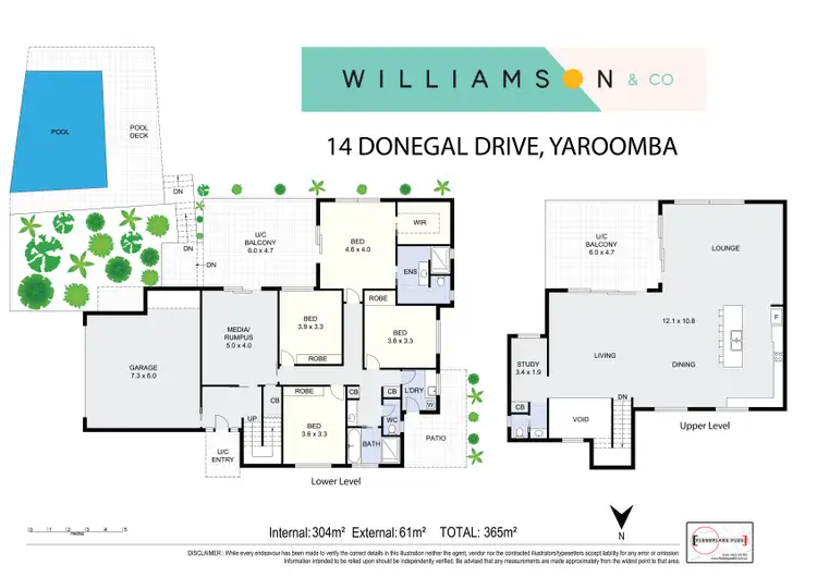 Floorplan of Homely house listing, 14 Donegal Drive, Yaroomba QLD 4573