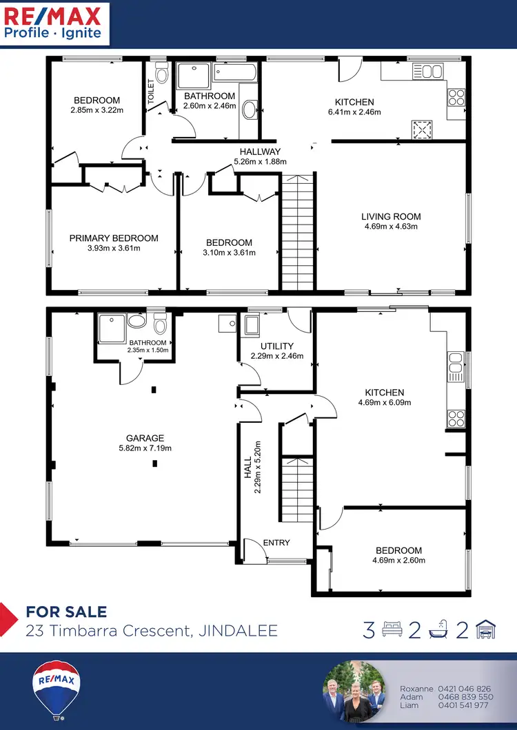 Floorplan of Homely house listing, 23 Timbarra Crescent, Jindalee QLD 4074
