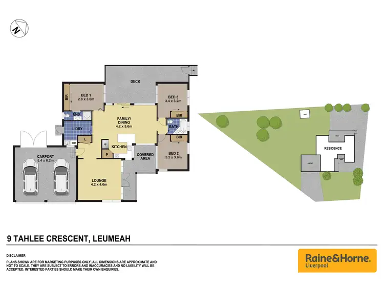 Floorplan of Homely house listing, 9 Tahlee Crescent, Leumeah NSW 2560