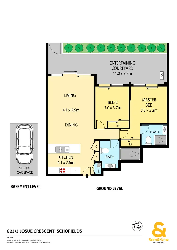 Floorplan of Homely apartment listing, G23/3 Josue Crescent, Schofields NSW 2762