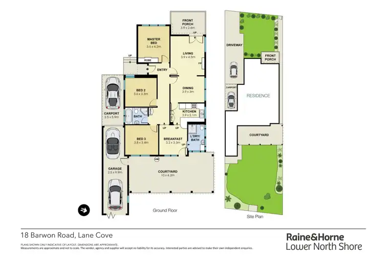 Floorplan of Homely house listing, 18 Barwon Road, Lane Cove NSW 2066