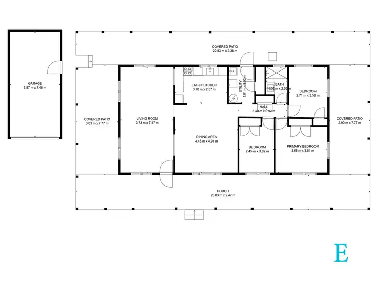 Floorplan of Homely house listing, 11 Evergreen Drive, Branyan QLD 4670