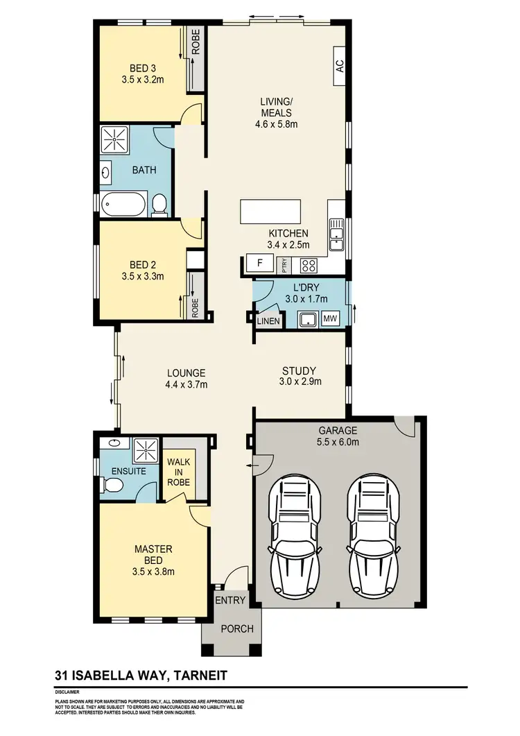 Floorplan of Homely house listing, 31 Isabella Way, Tarneit VIC 3029
