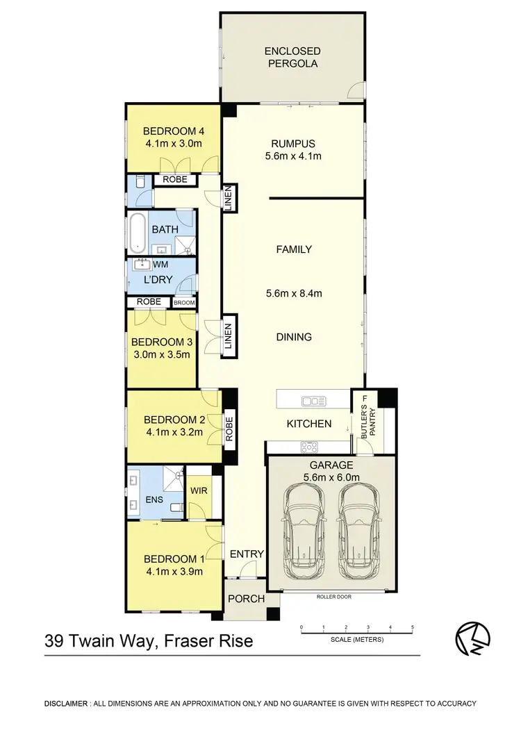 Floorplan of Homely house listing, 39 Twain Way, Fraser Rise VIC 3336