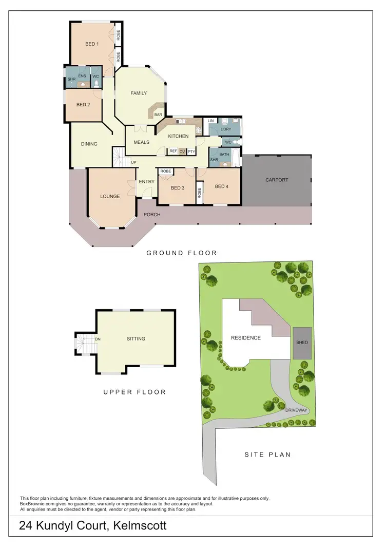 Floorplan of Homely house listing, 24 Kundyl Court, Kelmscott WA 6111