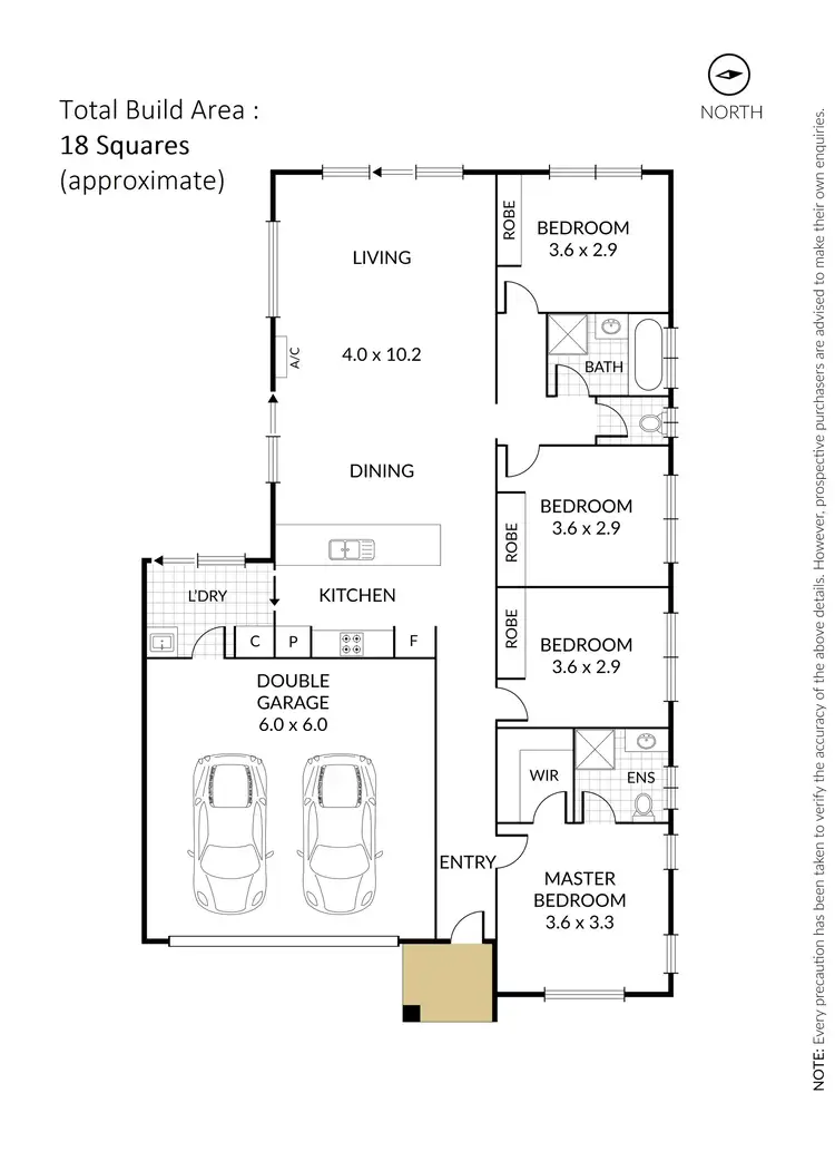 Floorplan of Homely house listing, 8 Reddington Way, Wyndham Vale VIC 3024