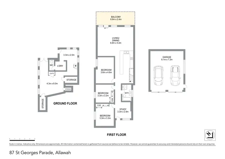 Floorplan of Homely house listing, 87 St Georges Parade, Allawah NSW 2218