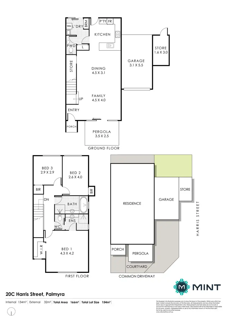 Floorplan of Homely house listing, 20C Harris Street, Palmyra WA 6157