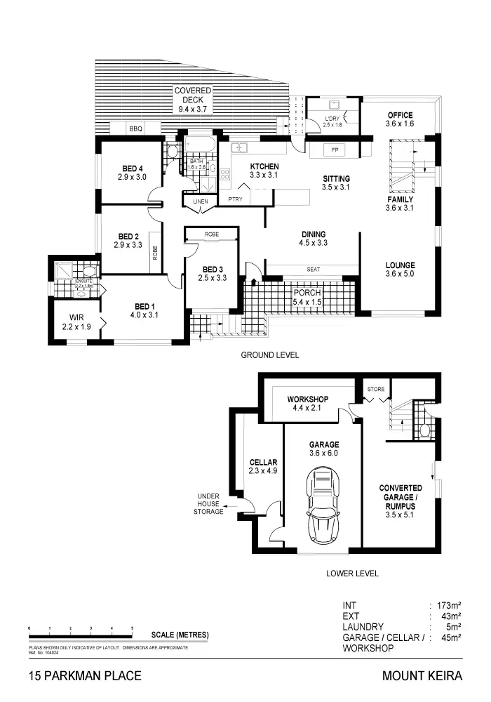 Floorplan of Homely house listing, 15 Parkman Place, Mount Keira NSW 2500