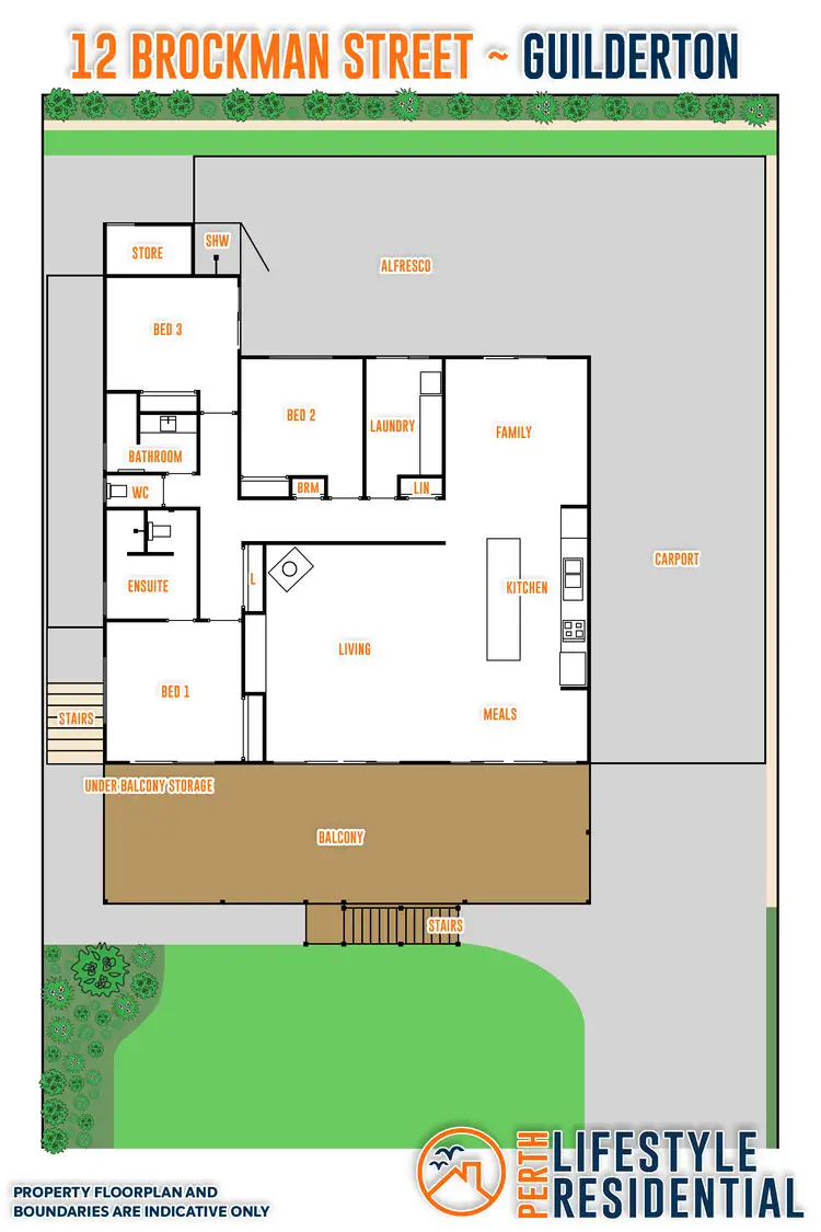 Floorplan of Homely house listing, 12 Brockman Street, Guilderton WA 6041